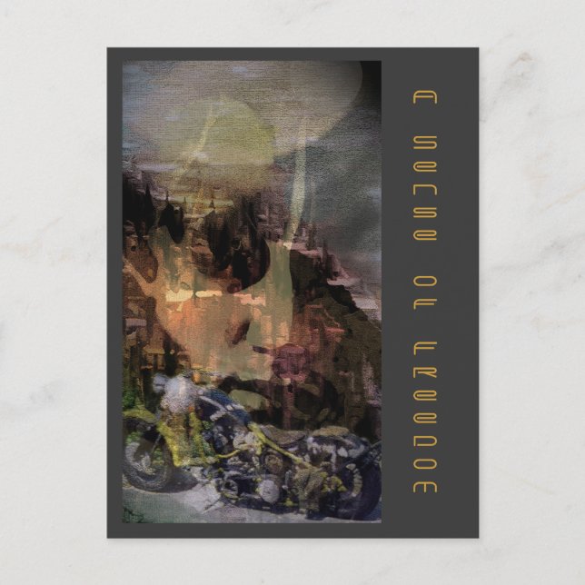 Cartão Postal Um senso de liberdade (Frente)