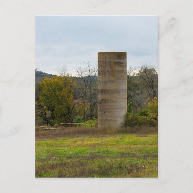 Cartão Postal Um Silo Fazenda Antigo (Frente)