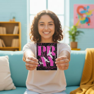 Cartão Postal Um Simples Lembrete, Rezar à Fé Cristã