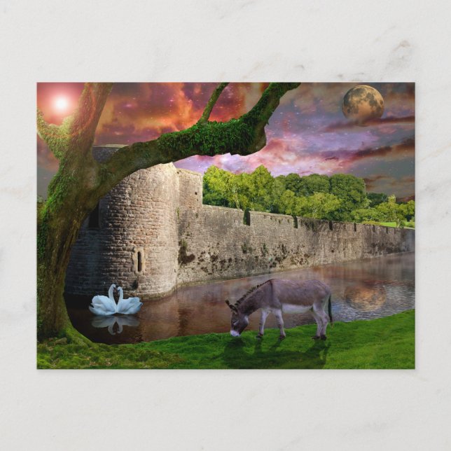 Cartão Postal Um Sonho das Noites de Verão. (Frente)