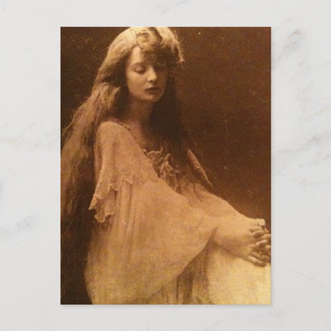 Cartão Postal Um sonho vitoriano nebuloso (Frente)