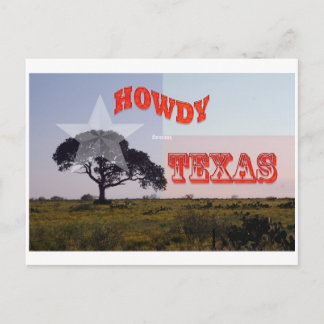 Cartão Postal Um Texas Howdy!