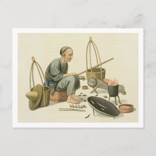 Cartão Postal Um Tinker, prato 37 de "A fantasia da China", en (Frente)