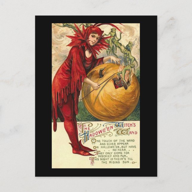 Cartão Postal Um toque da varinha (Frente)