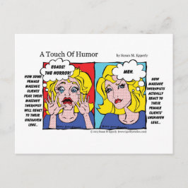 Cartão Postal "Um toque de humor" Comic.