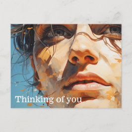 Cartão Postal Um vislumbre da pintura do futuro