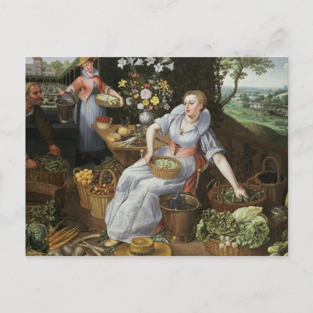 Cartão Postal Uma Alegoria de Verão (Frente)