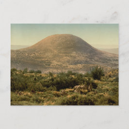 Cartão Postal Uma antiga foto colorida do Monte Tab na terra sag