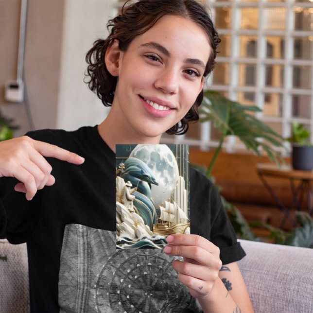 Cartão Postal Uma Aventura de Seafaring Lua (Criador carregado)