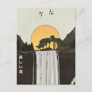 Cartão Postal Uma bela cachoeira