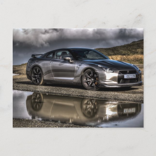 Cartão Postal Uma bela imagem de um belo pedaço de motor (Frente)