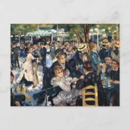 Cartão Postal Uma Bola no Moulin de la Galette - Renoir