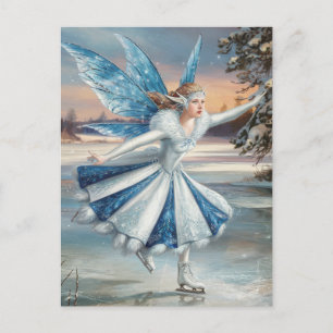 Cartão Postal Uma bonito fada de iceské