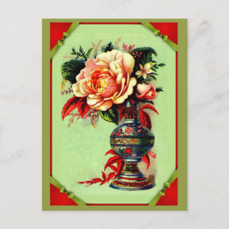 Cartão Postal Uma buquê para você! De 1885.