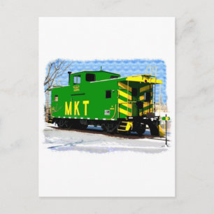 Cartão Postal Uma Caboose MKT