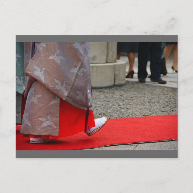 Cartão Postal Uma caminhada no Japão (Frente)