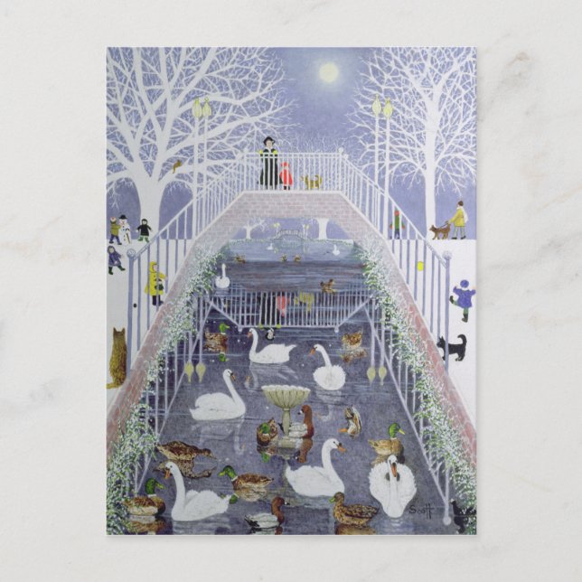 Cartão Postal Uma caminhada no parque (Frente)