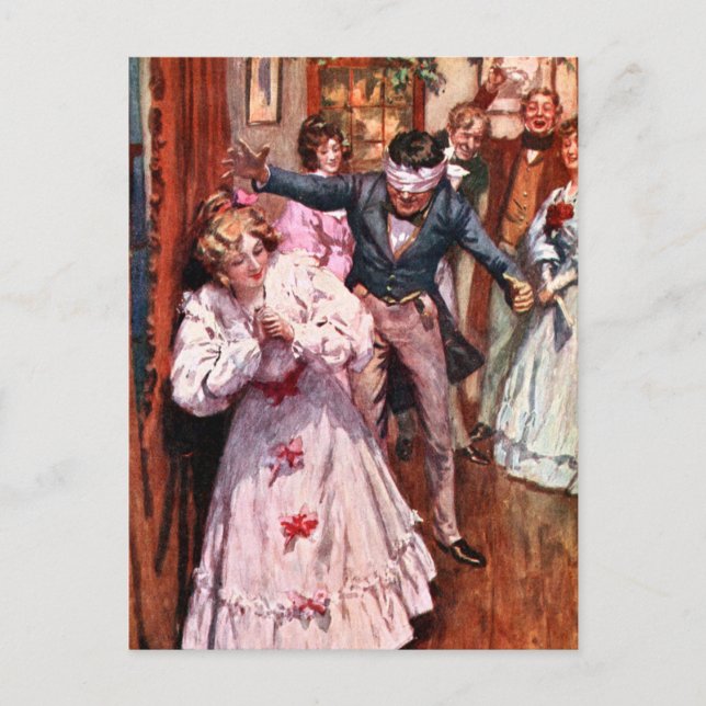 Cartão Postal Uma Carol de Natal: Esconder e Procurar (Frente)