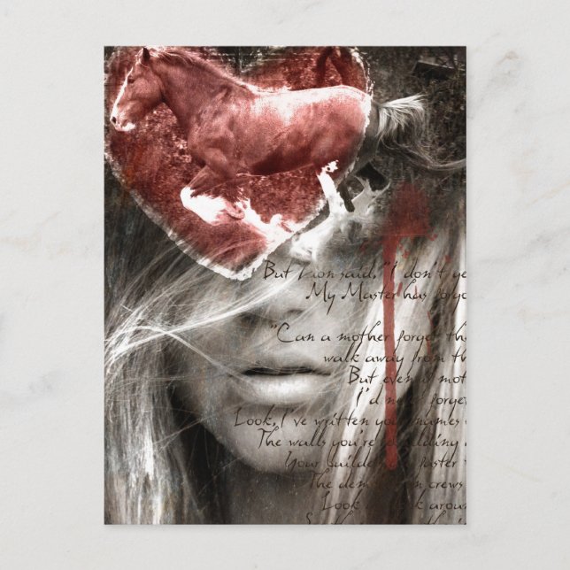 Cartão Postal Uma Carta de Amor (Frente)