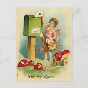 Cartão Postal Uma carta para minha rainha