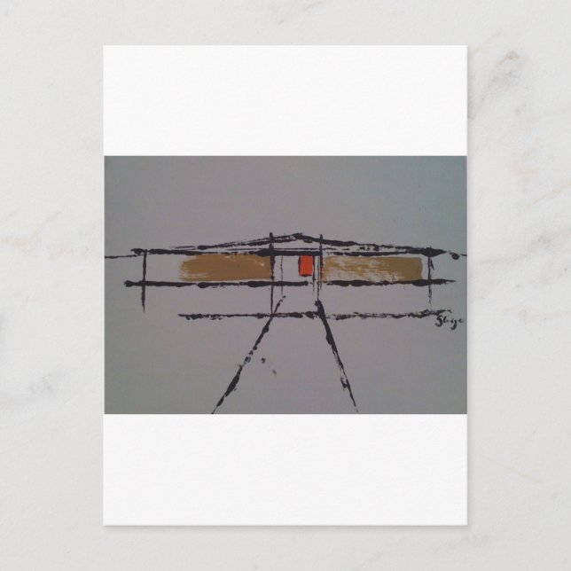Cartão Postal Uma casa de Eichler em uma camiseta #2 (Frente)