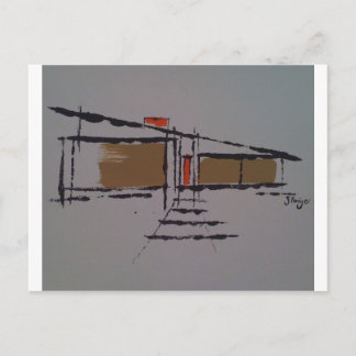 Cartão Postal Uma casa de Eichler num T nº 1