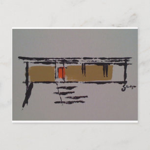 Cartão Postal Uma casa de Eichler num T nº 3