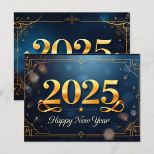 Cartão Postal Uma celebração sofisticada de ano novo