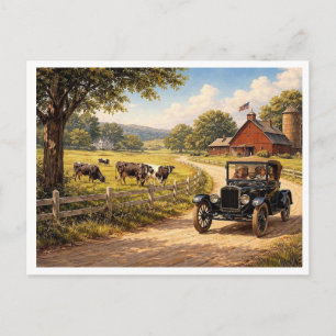 Cartão Postal Uma cena da vida americana.