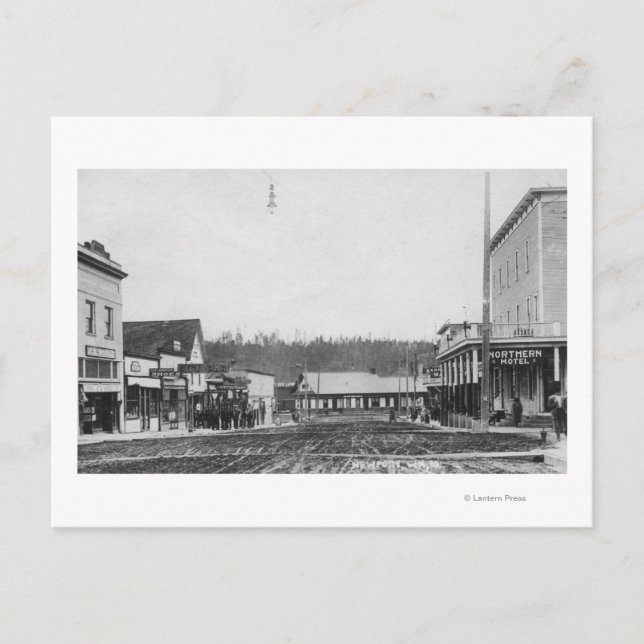 Cartão Postal Uma cena de rua nº 1 (Frente)