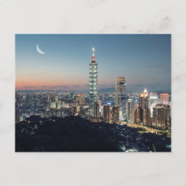 Cartão Postal Uma cidade sob o luar