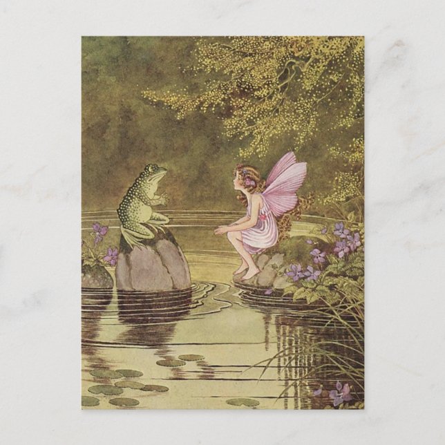 Cartão Postal uma conversa. (Frente)