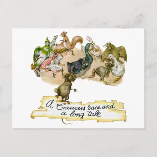 Cartão Postal Uma Corrida Caucus e um Conto Longo