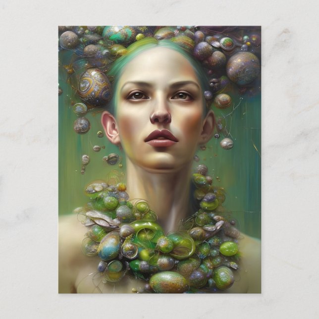 Cartão Postal Uma Deusa da Páscoa (Frente)