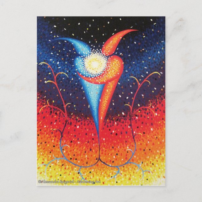 Cartão Postal Uma explosão (Frente)