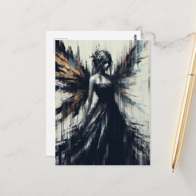 Cartão Postal Uma Fada Com Falhas (Frente/Verso In Situ)