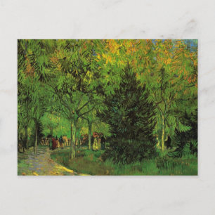 Cartão Postal Uma faixa no Jardim Público de Arles por van Gogh