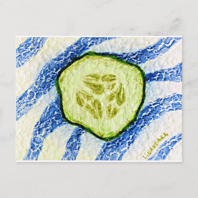 Cartão Postal Uma fatia do Verão (Frente)