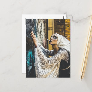 Cartão Postal Uma freira Gótico