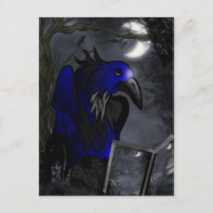 Cartão Postal Uma História de Corvo Arte Folclórica Gótica