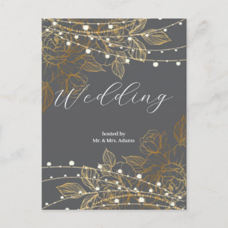 Cartão Postal "Uma História Do Amor Desdobra-Se: Nosso Casamento