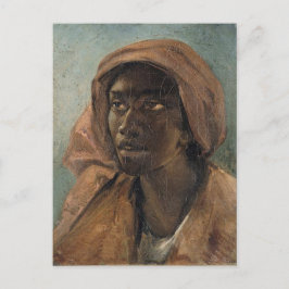 Cartão Postal Uma jovem negra pela Gericault
