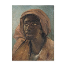 Uma jovem negra por Theodore Gericault