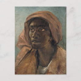 Cartão Postal Uma jovem negra por Theodore Gericault