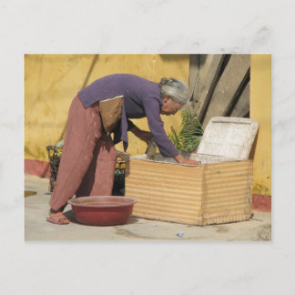 Cartão Postal Uma melancia de cor