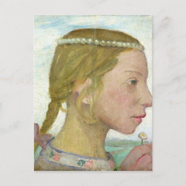 Cartão Postal Uma Menina (Frente)