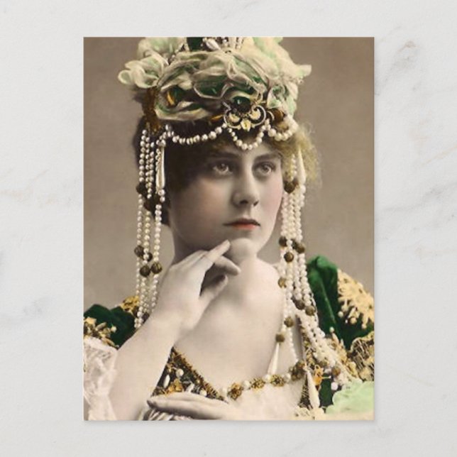 Cartão Postal Uma moda (Frente)