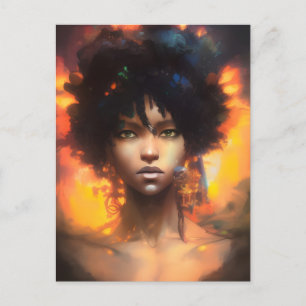 Cartão Postal Uma Mulher Bonita