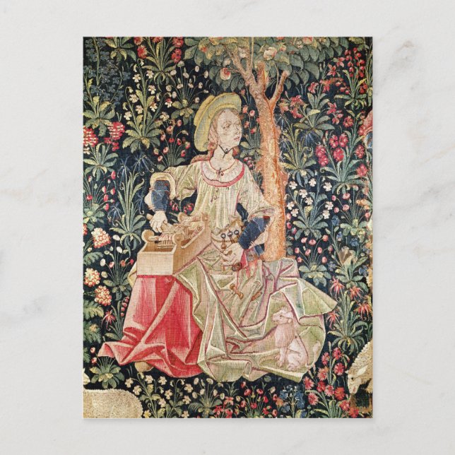 Cartão Postal Uma Mulher Girando (Frente)