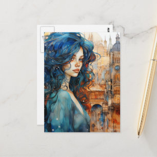 Cartão Postal Uma Mulher na Cidade